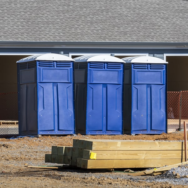 is there a specific order in which to place multiple porta potties in Lake Monroe